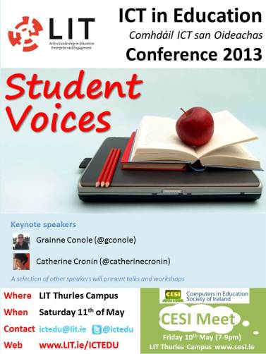 ICT in Education Conference 2013 Flyer